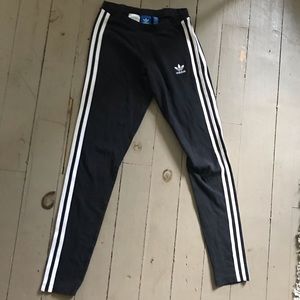 Adidas 3 stripe leggings